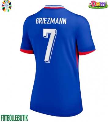 Frankrike Antoine Griezmann #7 Hemmatröja Kvinnor EM 2024 Kortärmad